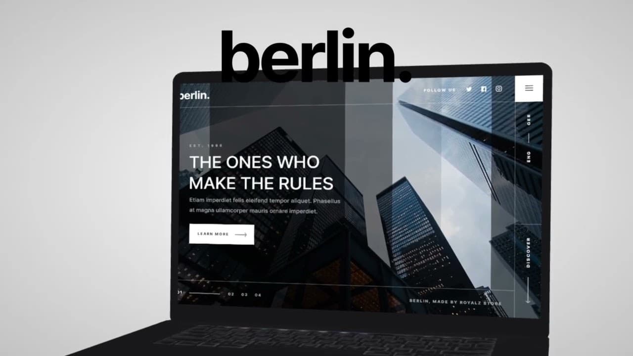 Website product video example